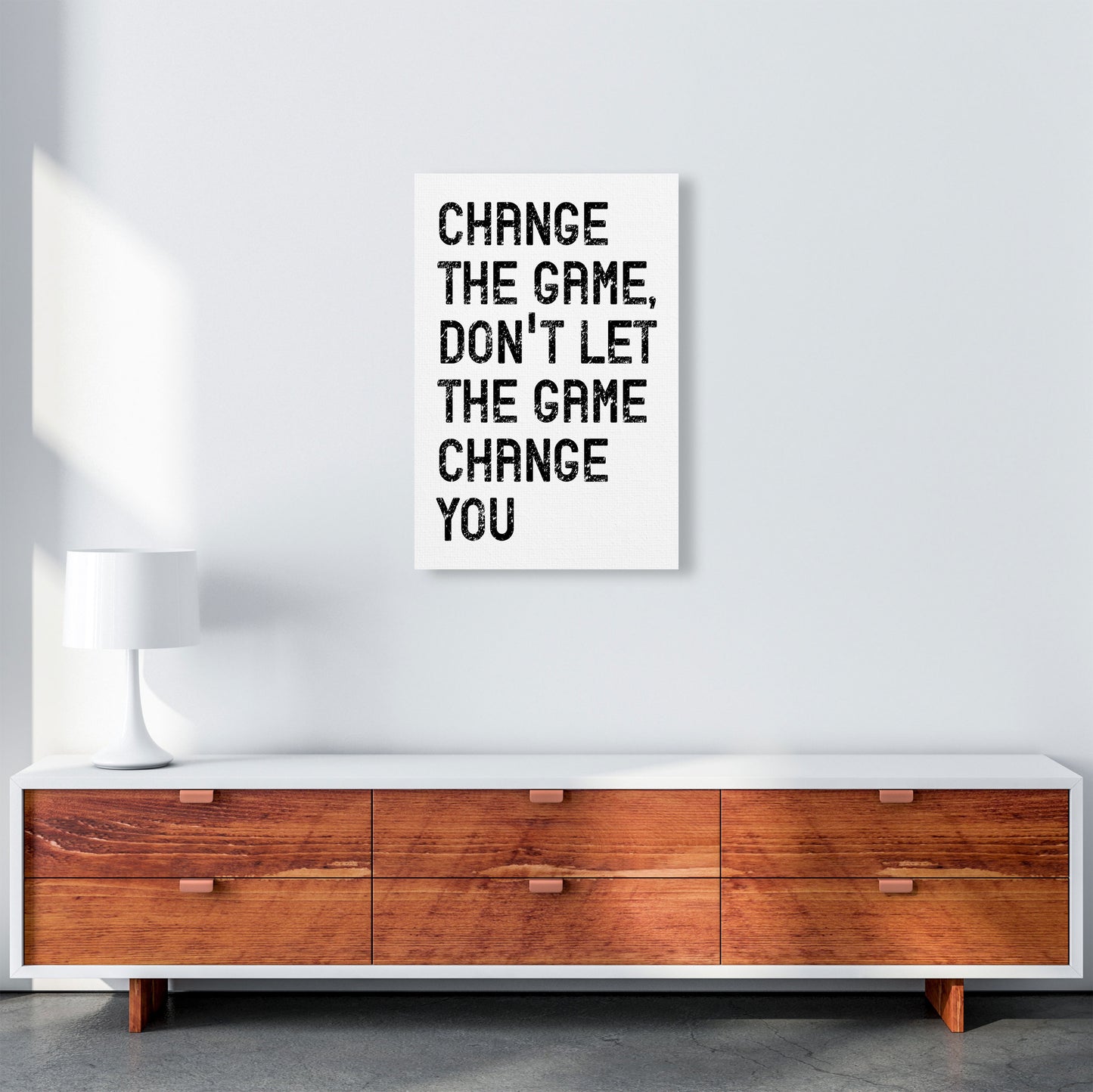 Change The Game Art Print by Pixy Paper A2 Canvas