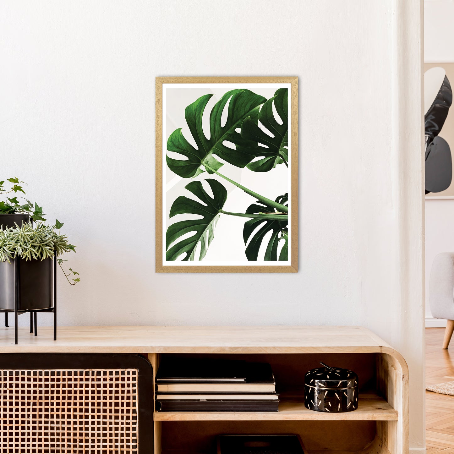 Monstera Leaf Art Print by Pixy Paper A2 Print Only