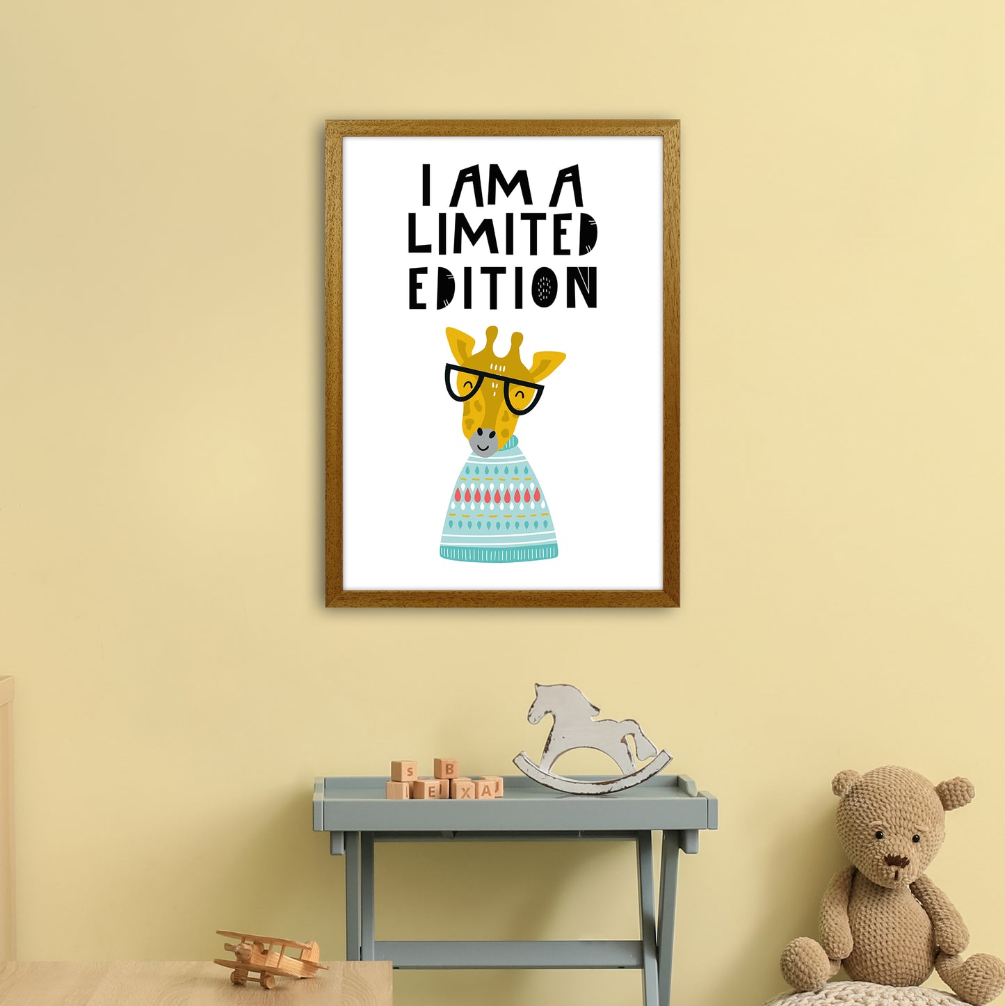 I Am Limited Edition Animal Pop Art Print by Pixy Paper A2 Print Only
