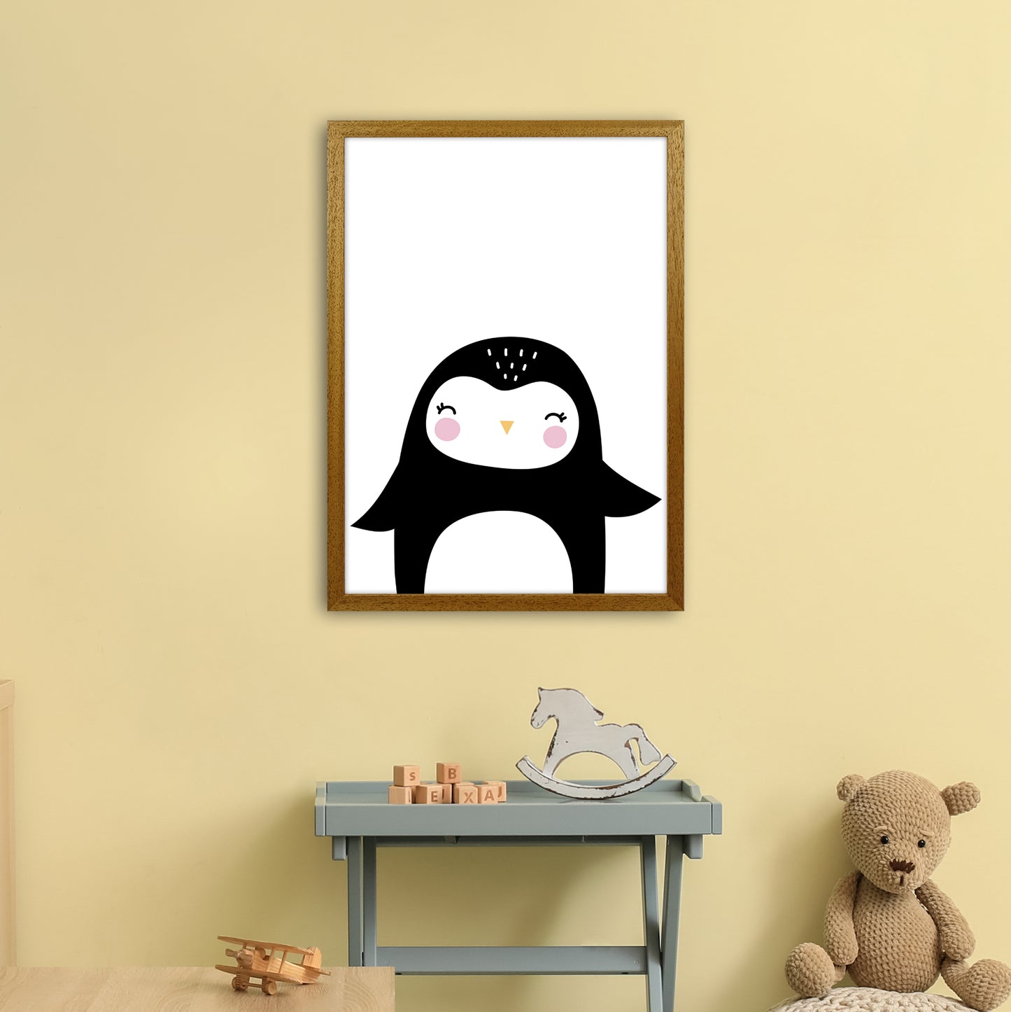 Penguin Art Print by Pixy Paper A2 Print Only