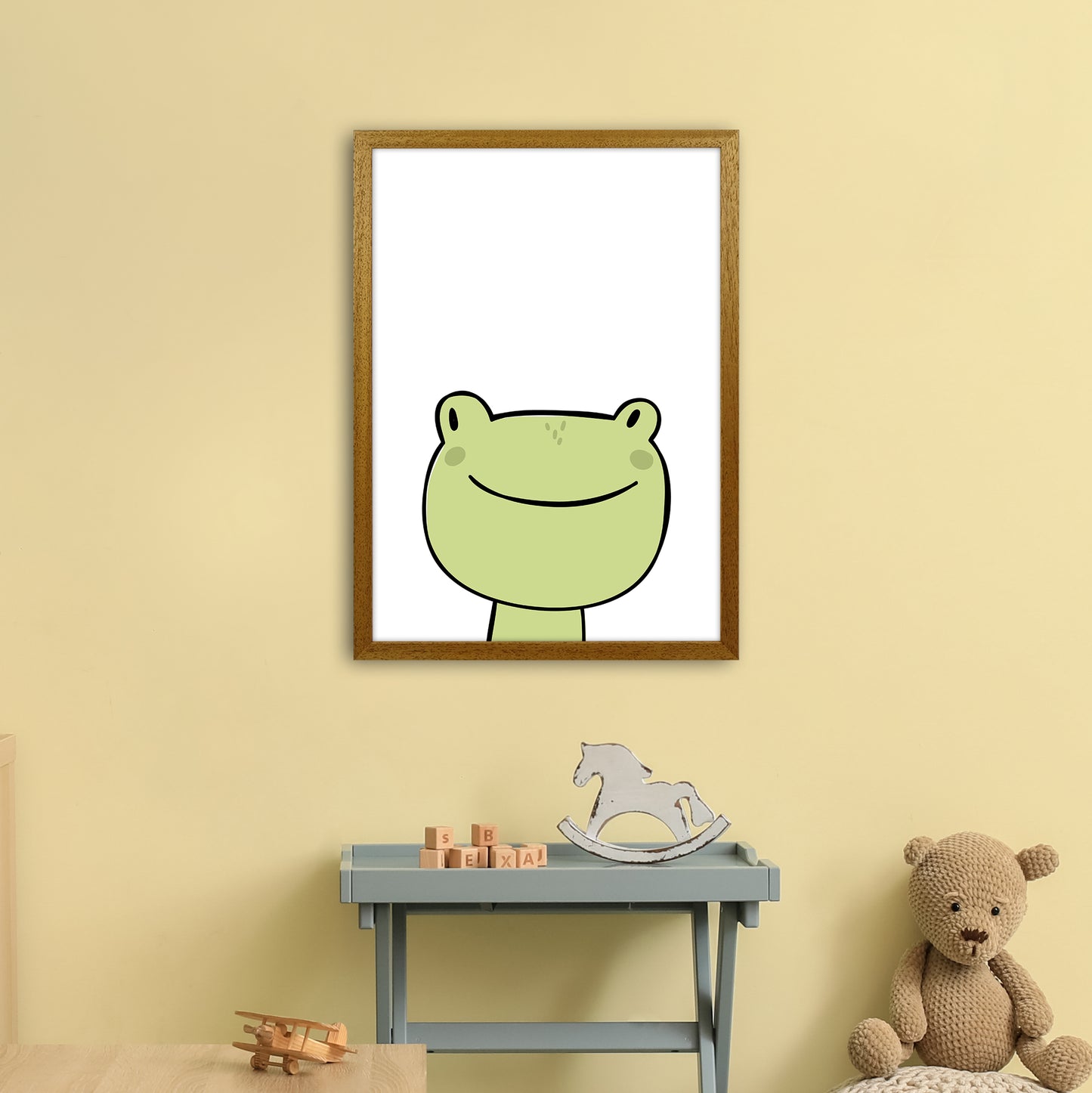 Frog Art Print by Pixy Paper A2 Print Only