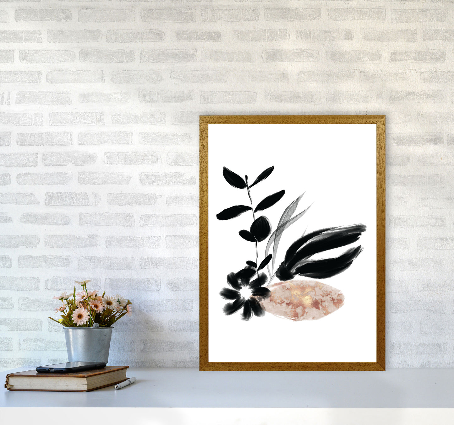 Delicate Floral 03 Art Print by Pixy Paper A2 Print Only