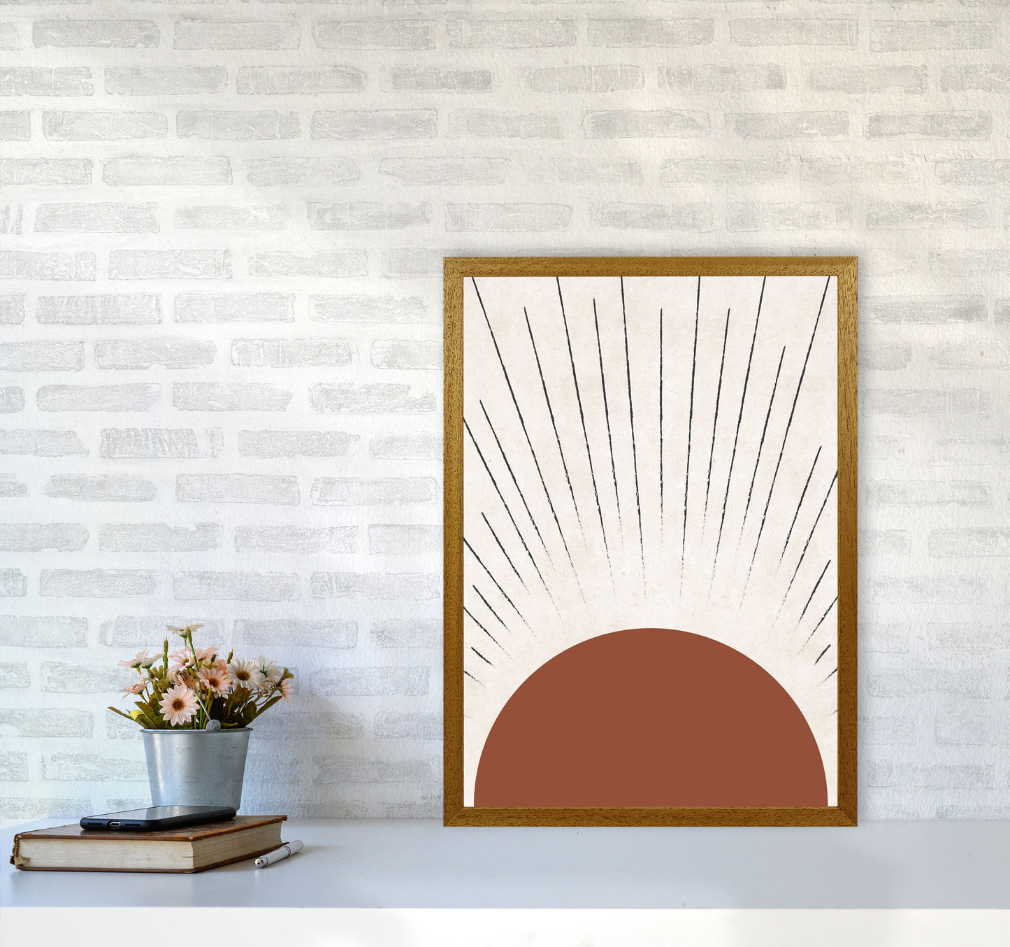 Autumn Sasha Sun abstract Art Print by Pixy Paper A2 Print Only