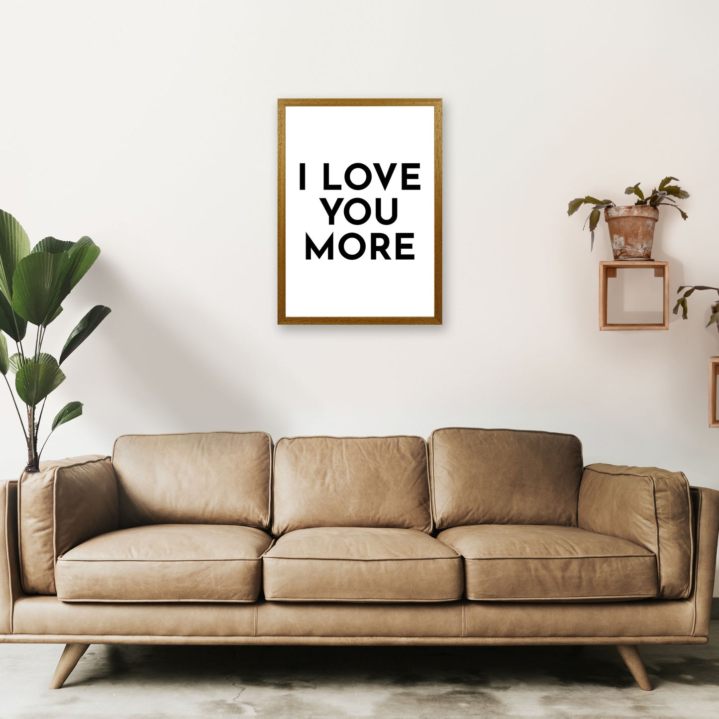 I Love You More-20 Art Print by Pixy Paper A2 Print Only
