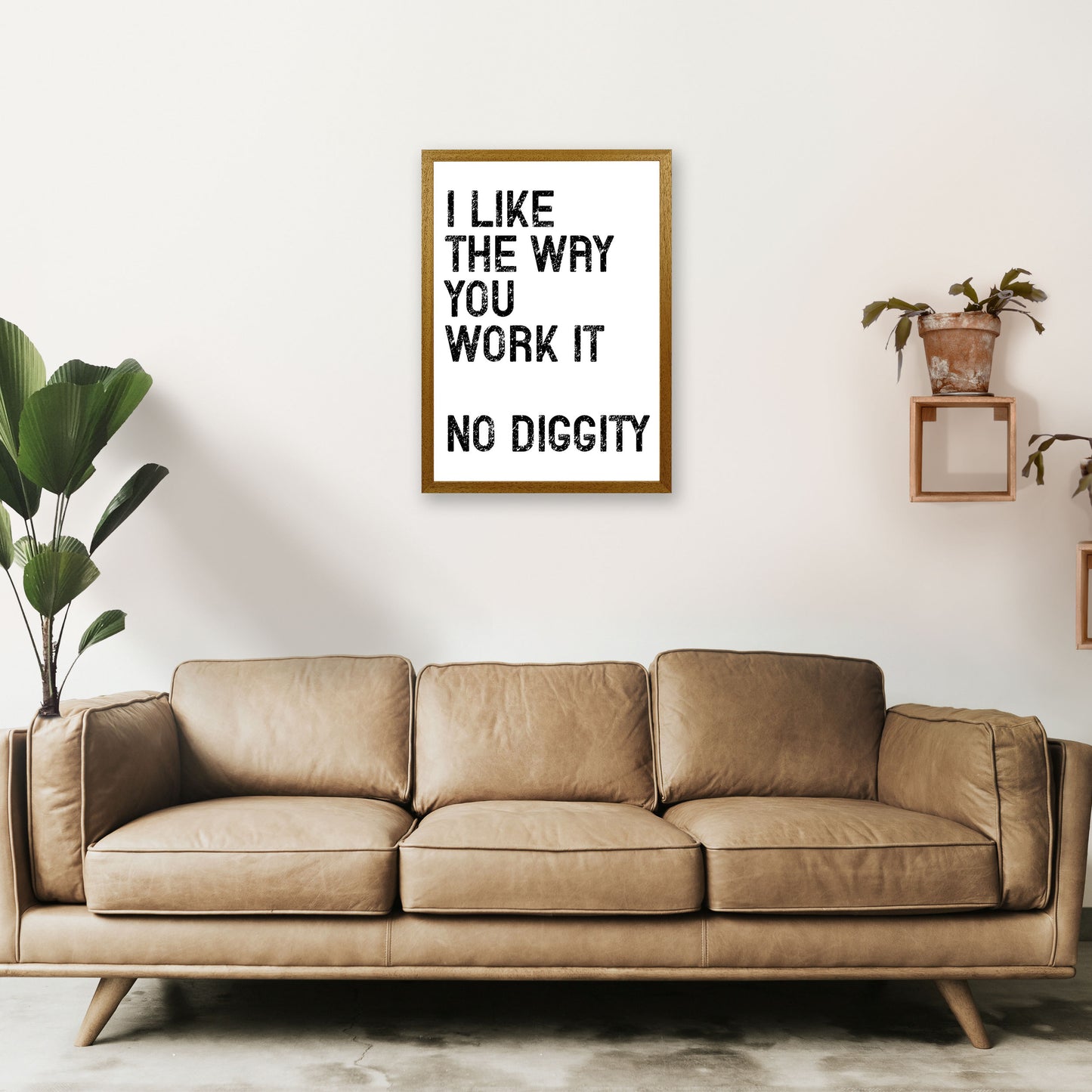 No Diggity Art Print by Pixy Paper A2 Print Only