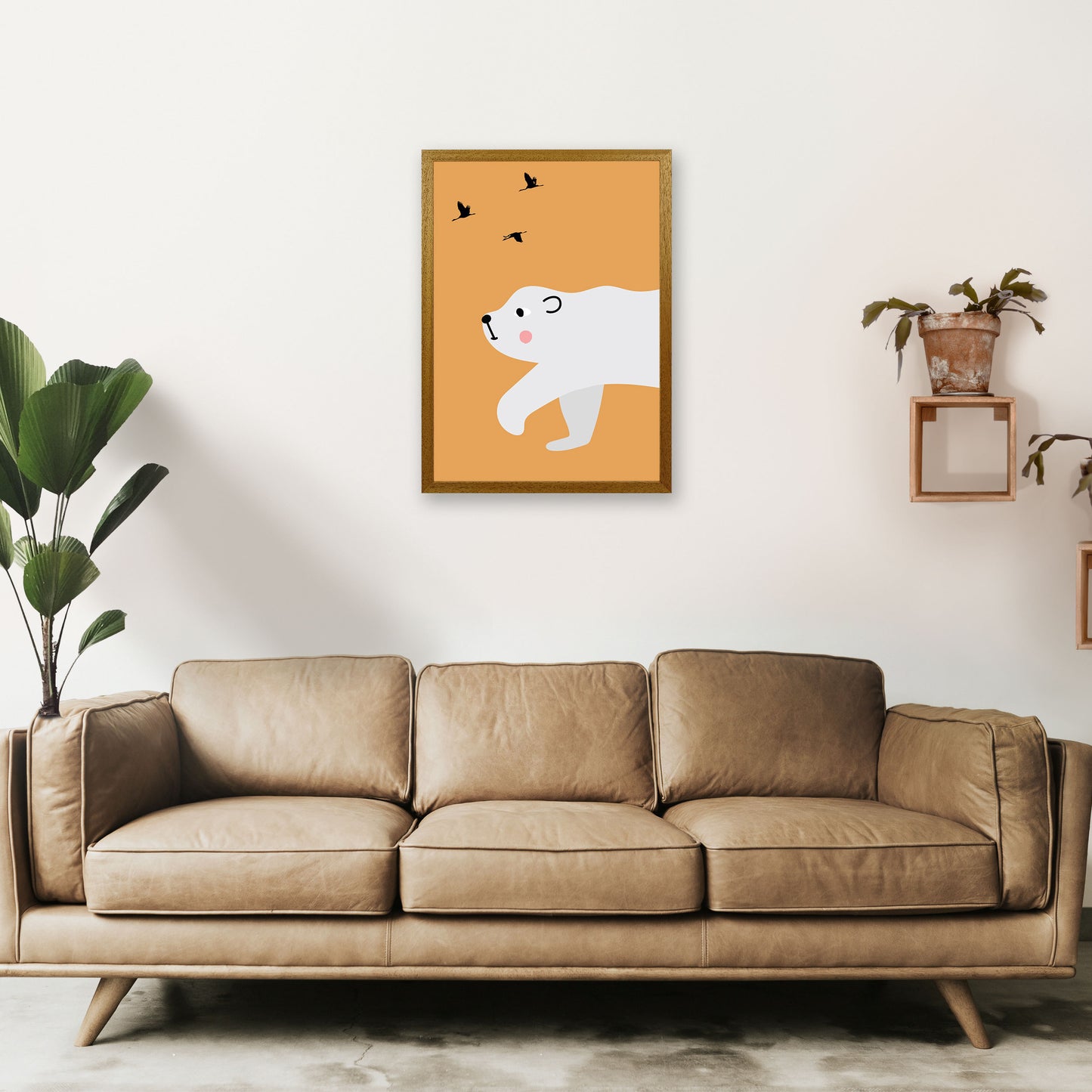 Polar bear Neutral kids Art Print by Pixy Paper A2 Print Only