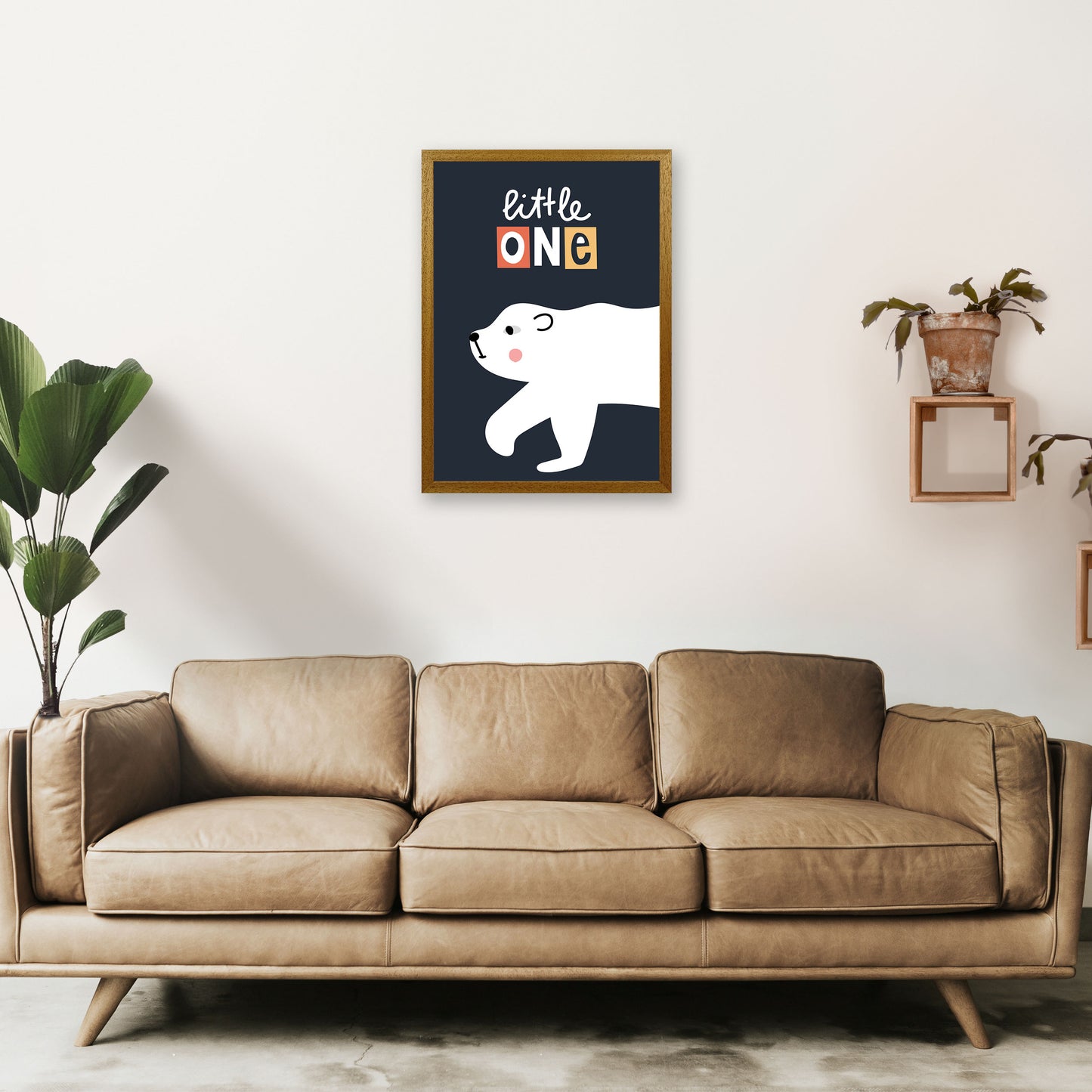 Little one polar bear Art Print by Pixy Paper A2 Print Only