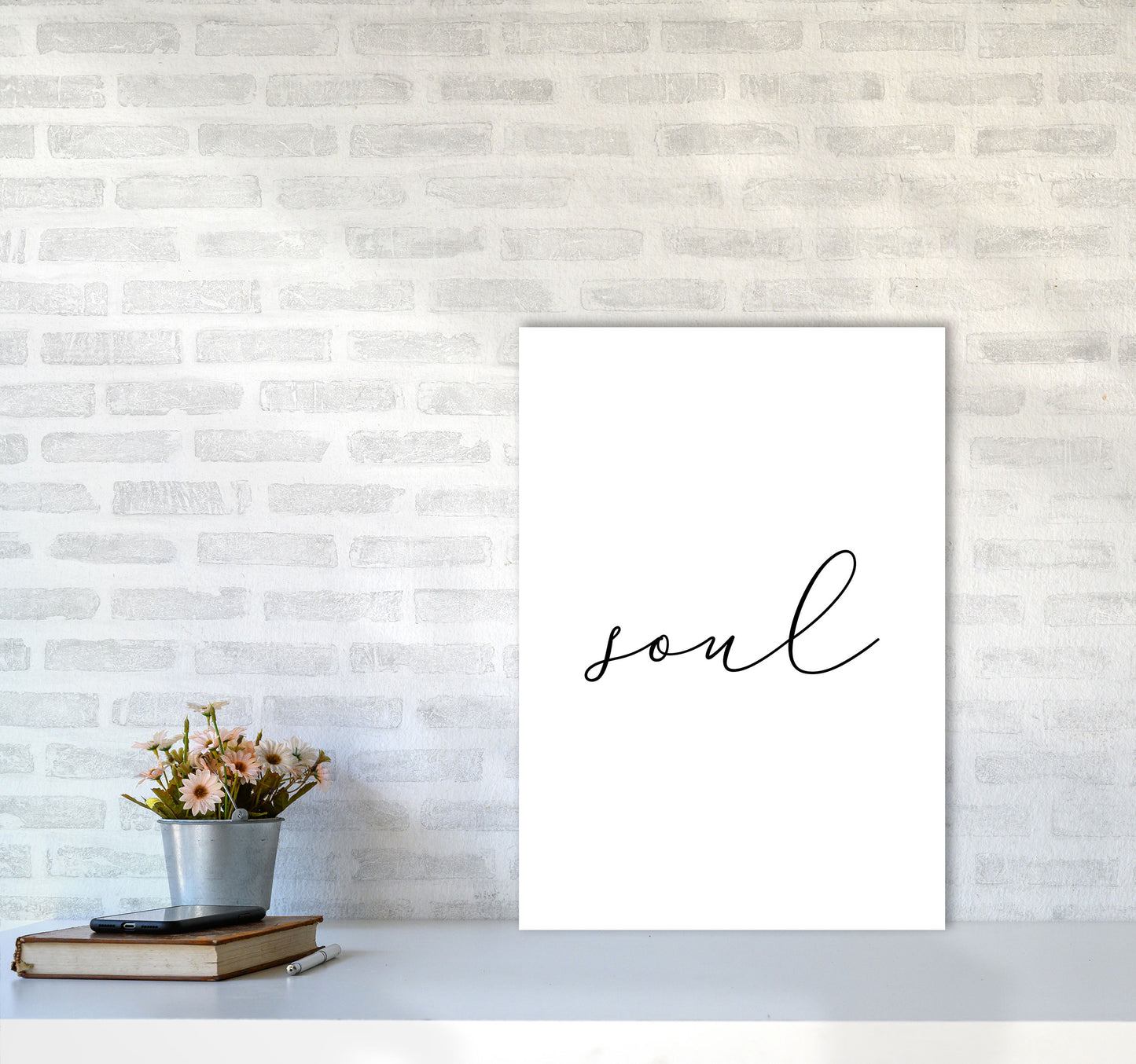 Soul Modern Print A2 Black Frame
