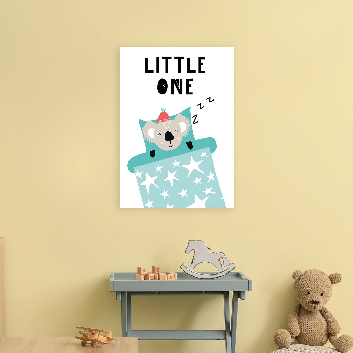 Little One Animal Pop Art Print by Pixy Paper A2 Black Frame