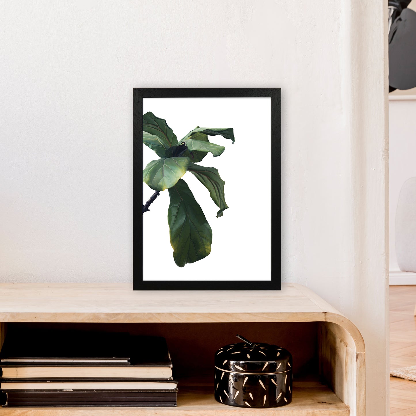 Plant Head Part One Art Print by Pixy Paper A3 White Frame