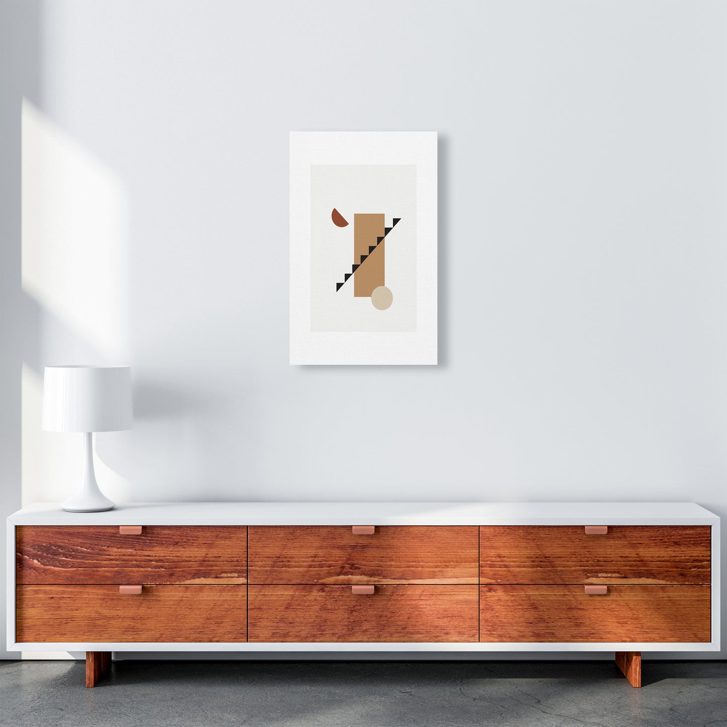 Mica Sand Stairs N22 Art Print by Pixy Paper A3 Canvas