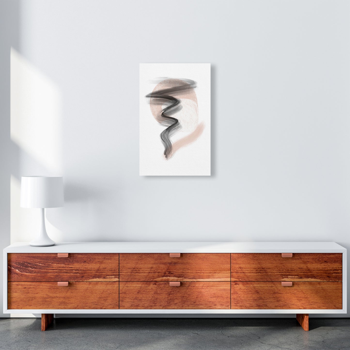 Dalia Chalk Storm Art Print by Pixy Paper A3 Canvas