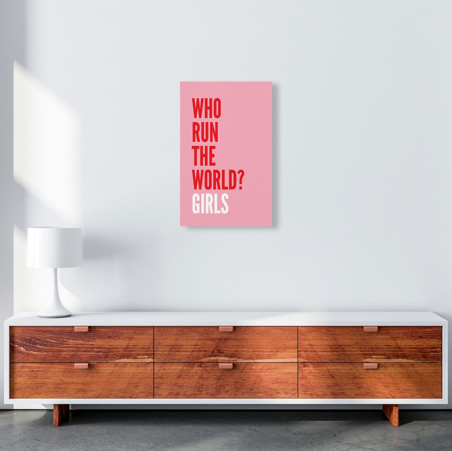 Who Run The World? Girls Art Print by Pixy Paper A3 Canvas