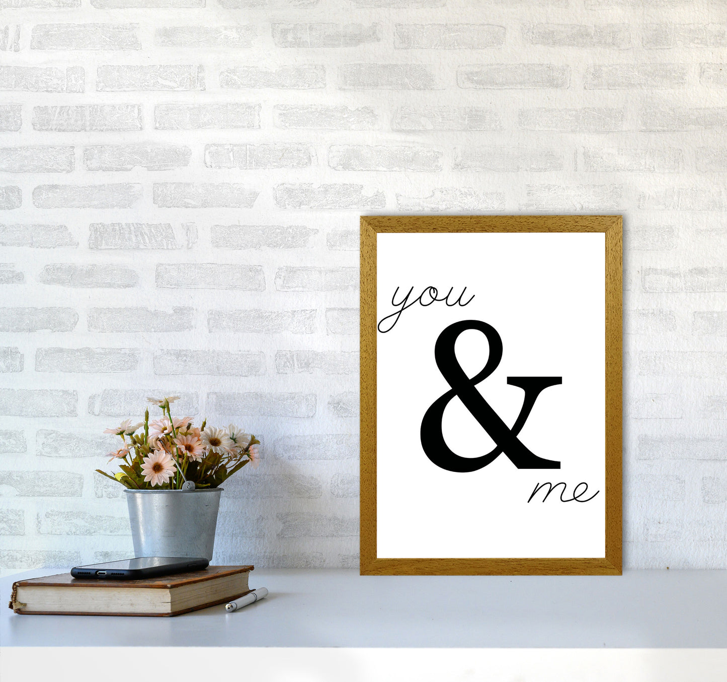 You & Me Modern Print A3 Print Only