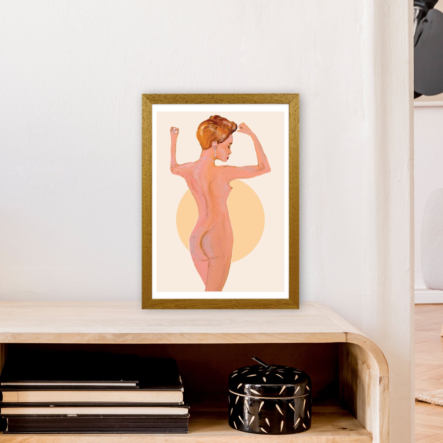 Nude Woman Art Print by Pixy Paper A3 Print Only