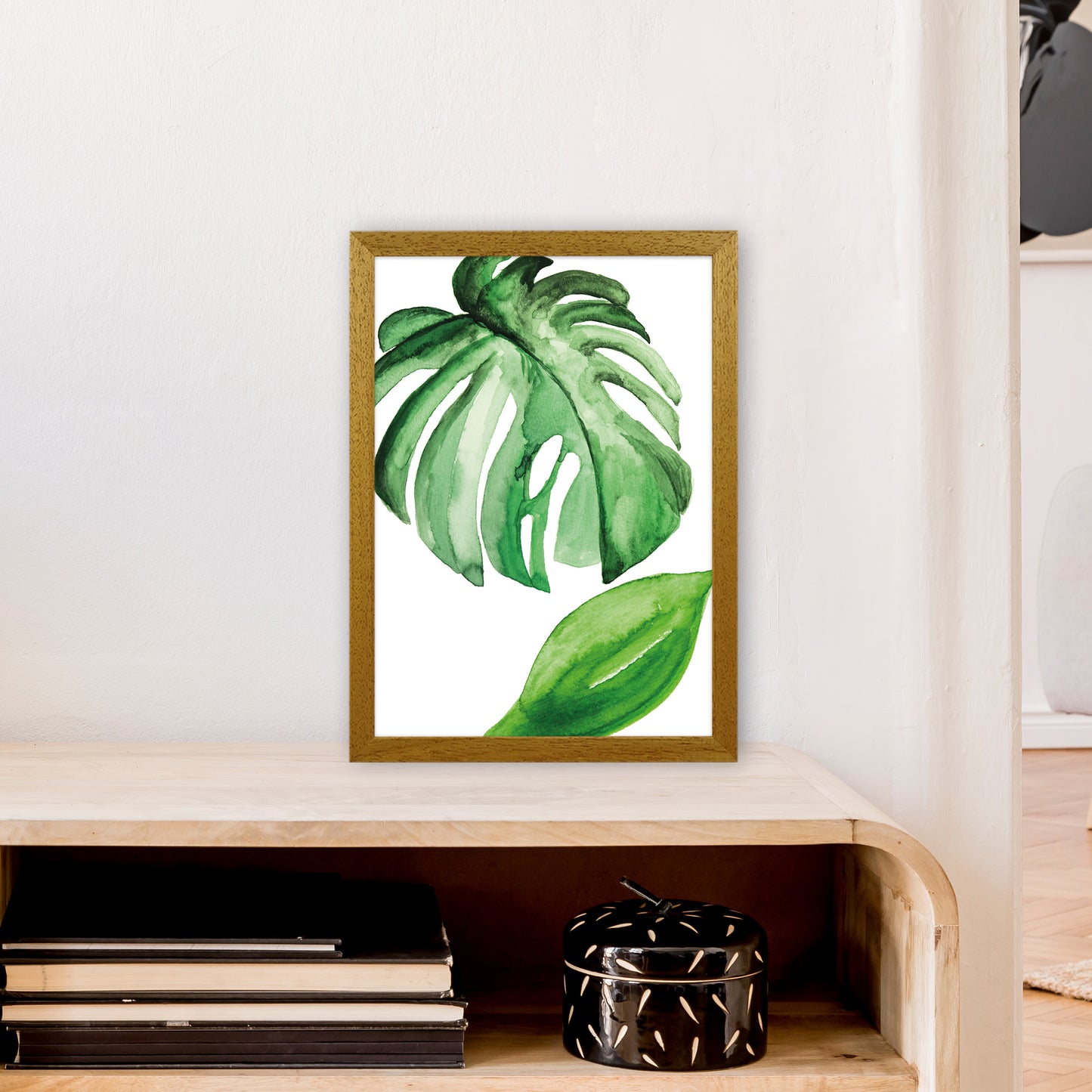 Large Leaf Exotic Art Print by Pixy Paper A3 Print Only