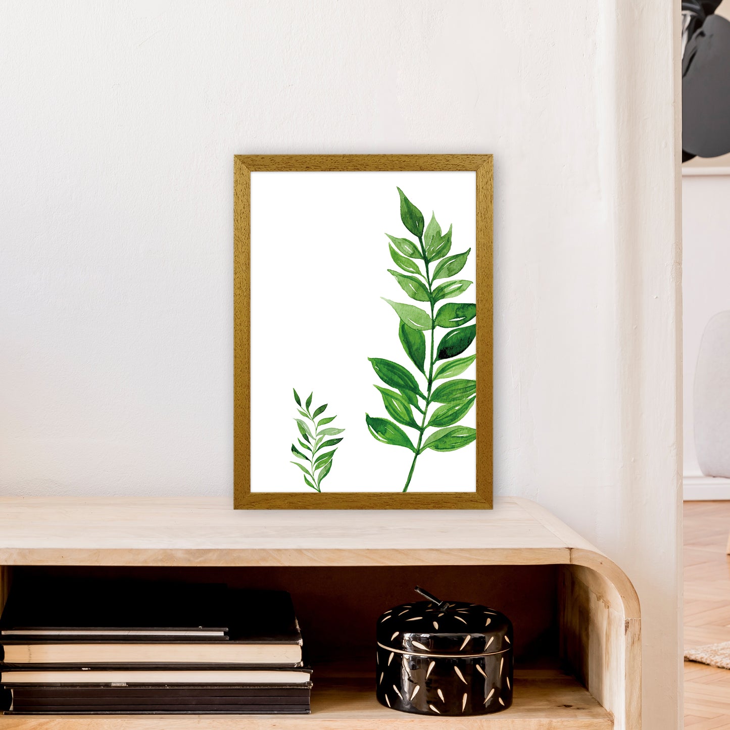 Side Leaf Exotic Art Print by Pixy Paper A3 Print Only