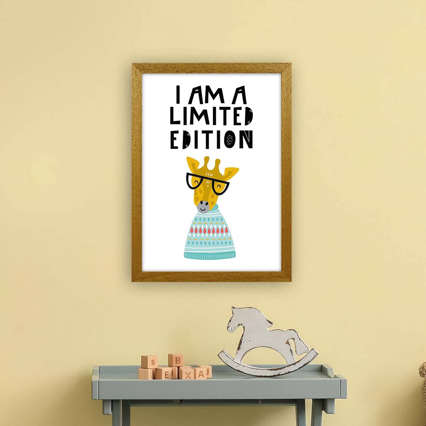 I Am Limited Edition Animal Pop Art Print by Pixy Paper A3 Print Only