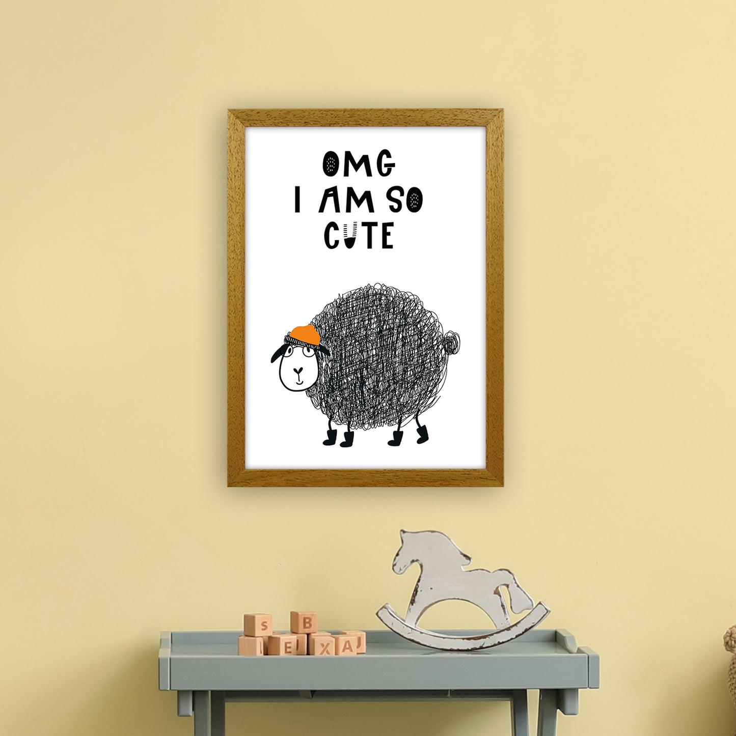 Omg I Am So Cute Animal Pop Art Print by Pixy Paper A3 Print Only