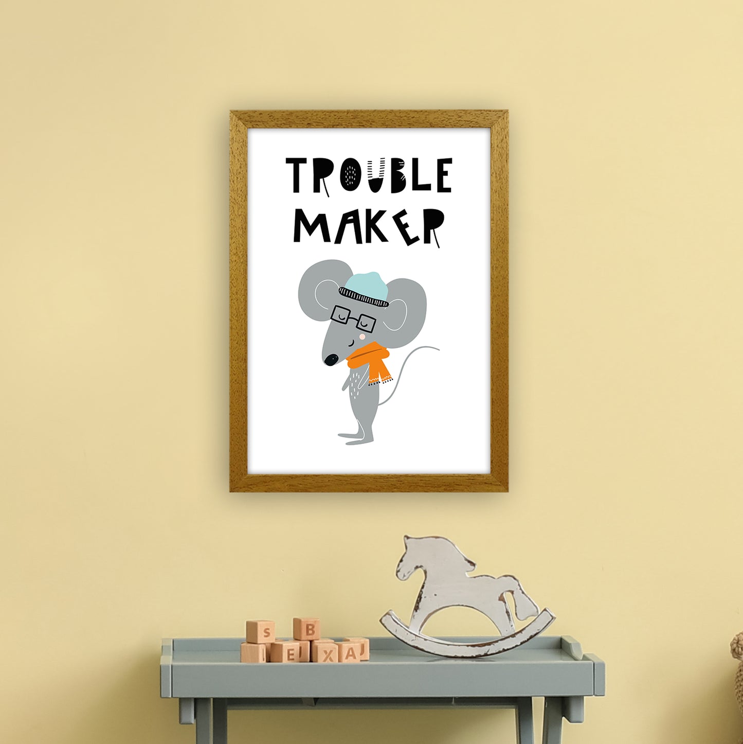 Trouble Maker Animal Pop Art Print by Pixy Paper A3 Print Only