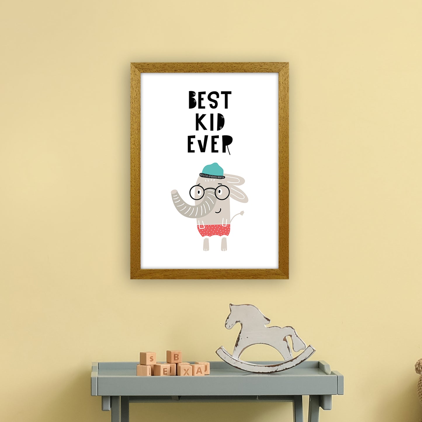 Best Kid Ever Animal Pop Art Print by Pixy Paper A3 Print Only