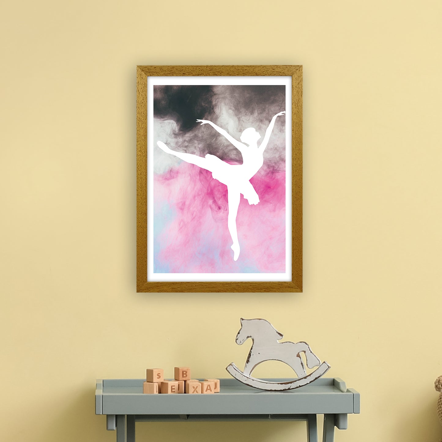 Ballerina Watercolour Art Print by Pixy Paper A3 Print Only