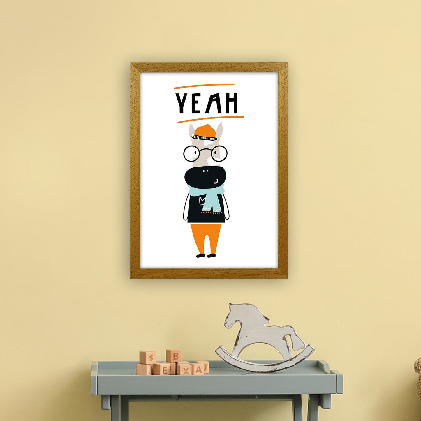 Yeah Animal Pop Art Print by Pixy Paper A3 Print Only