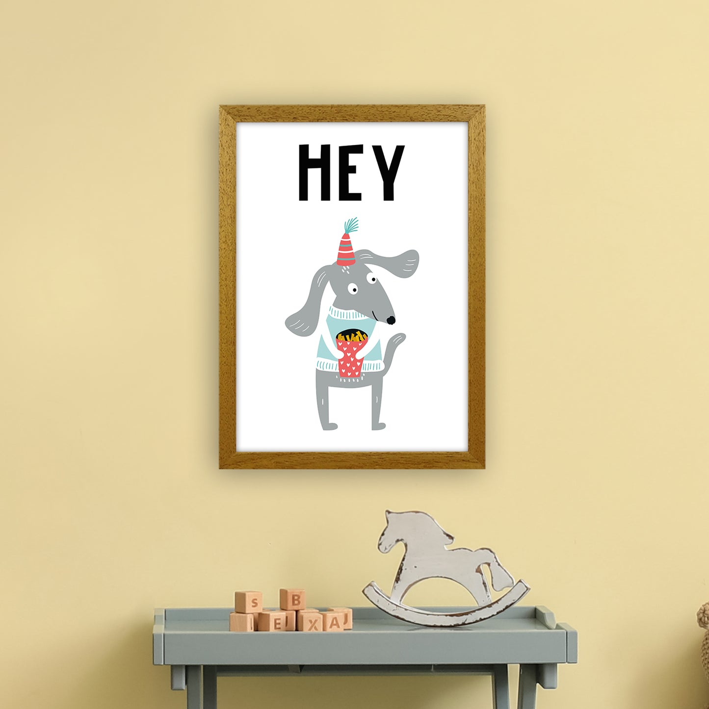 Hey Animal Pop Art Print by Pixy Paper A3 Print Only