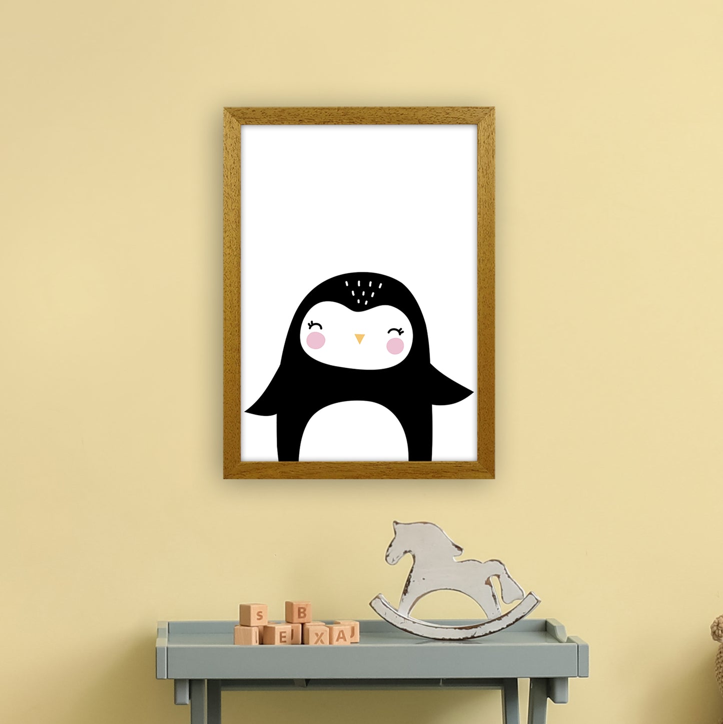 Penguin Art Print by Pixy Paper A3 Print Only
