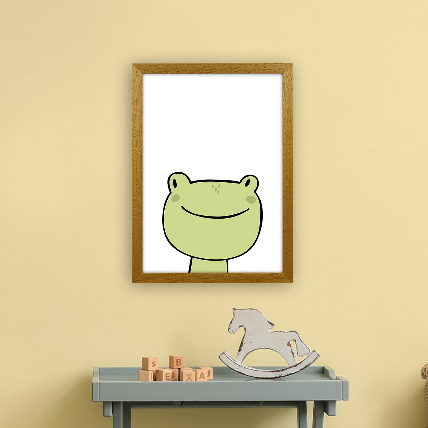 Frog Art Print by Pixy Paper A3 Print Only