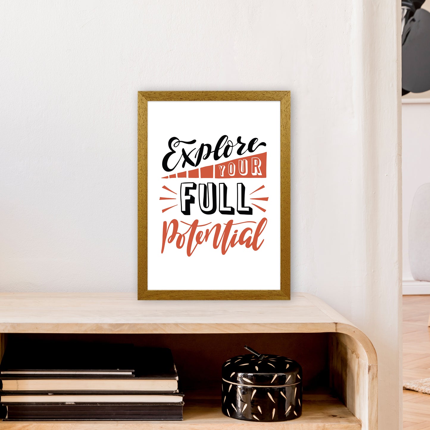 Explore Your Full Potential Art Print by Pixy Paper A3 Print Only