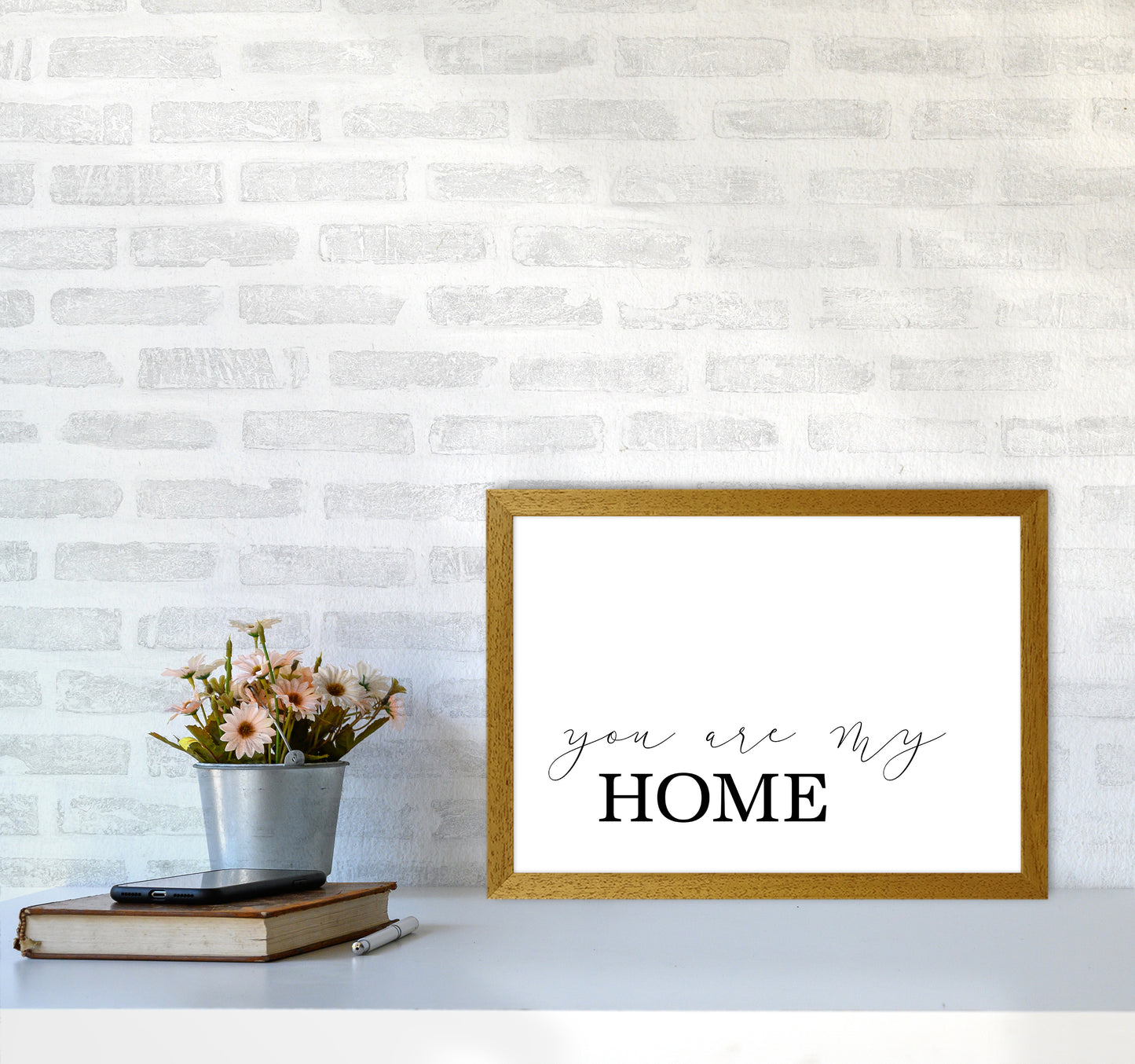 You Are My Home Art Print by Pixy Paper A3 Print Only