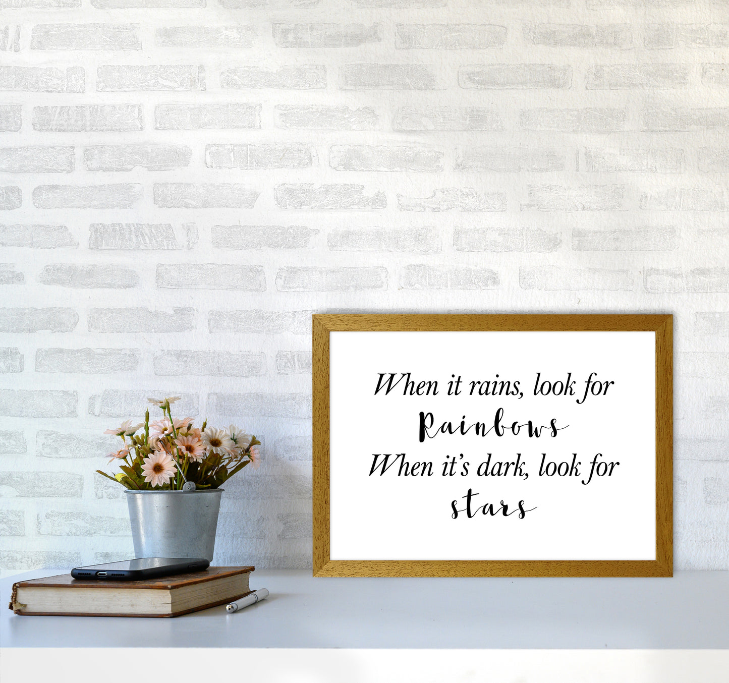 When It Rains Art Print by Pixy Paper A3 Print Only