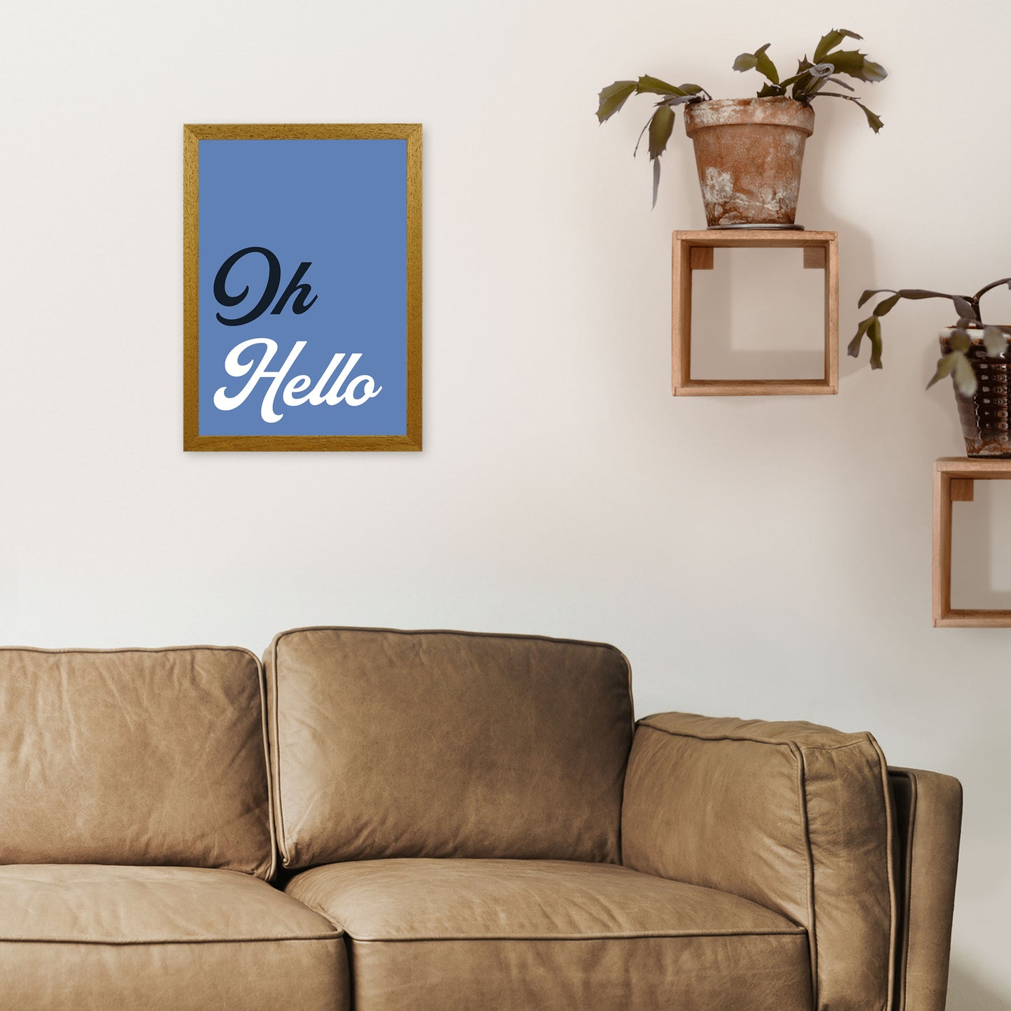 Oh Hello Art Print by Pixy Paper A3 Print Only