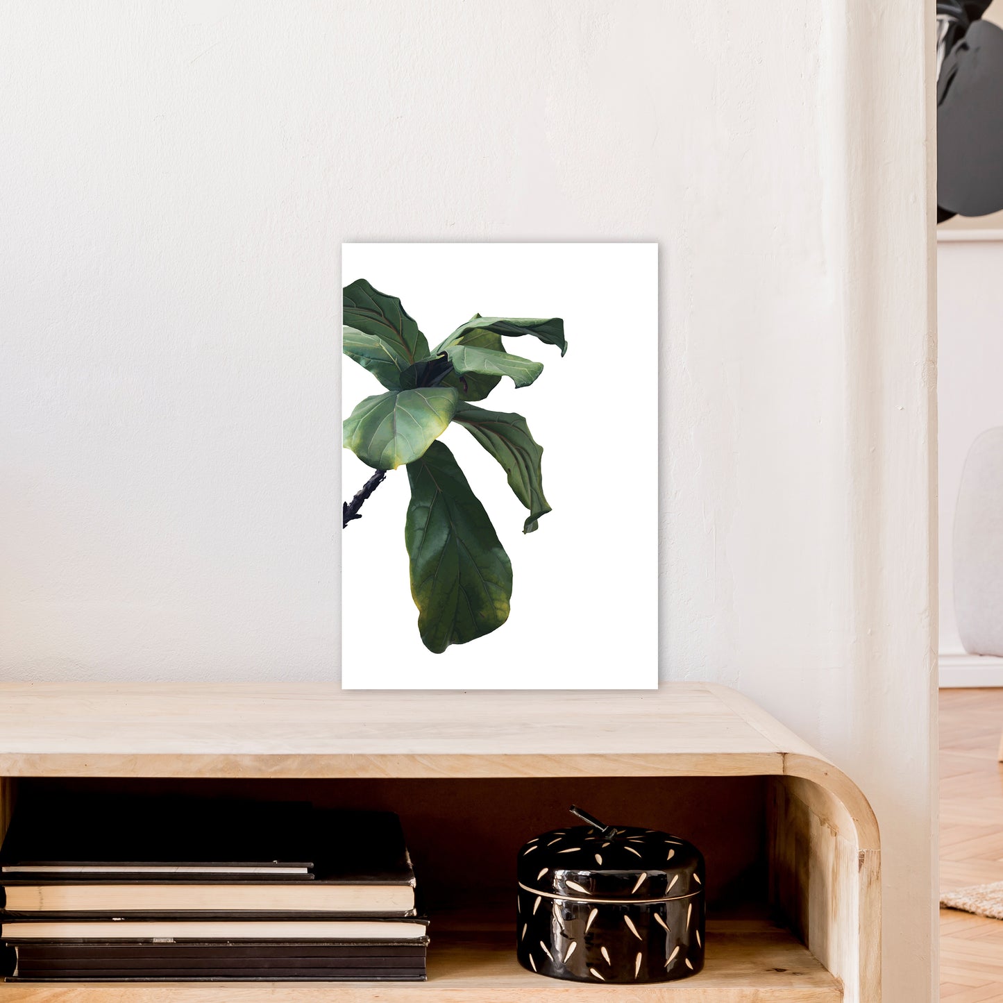 Plant Head Part One Art Print by Pixy Paper A3 Black Frame