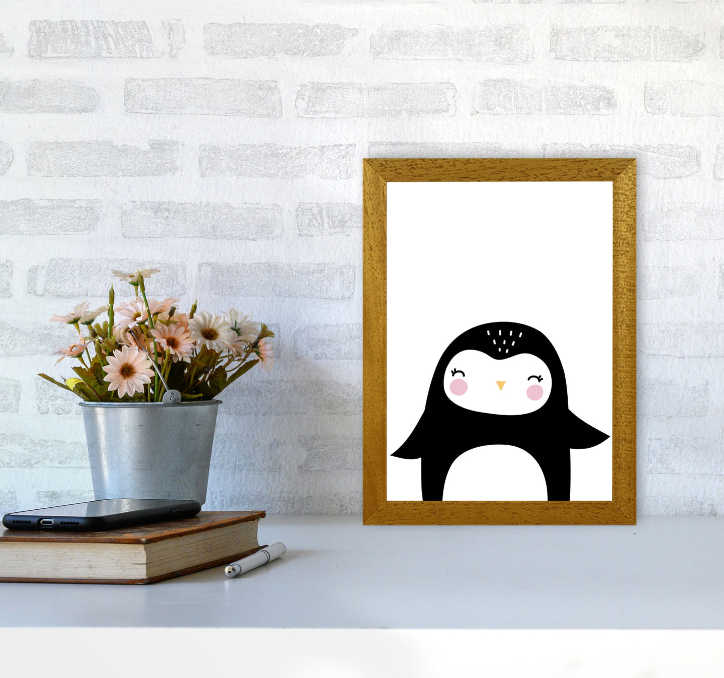 Penguin Modern Print Animal Art Print A4 Print Only