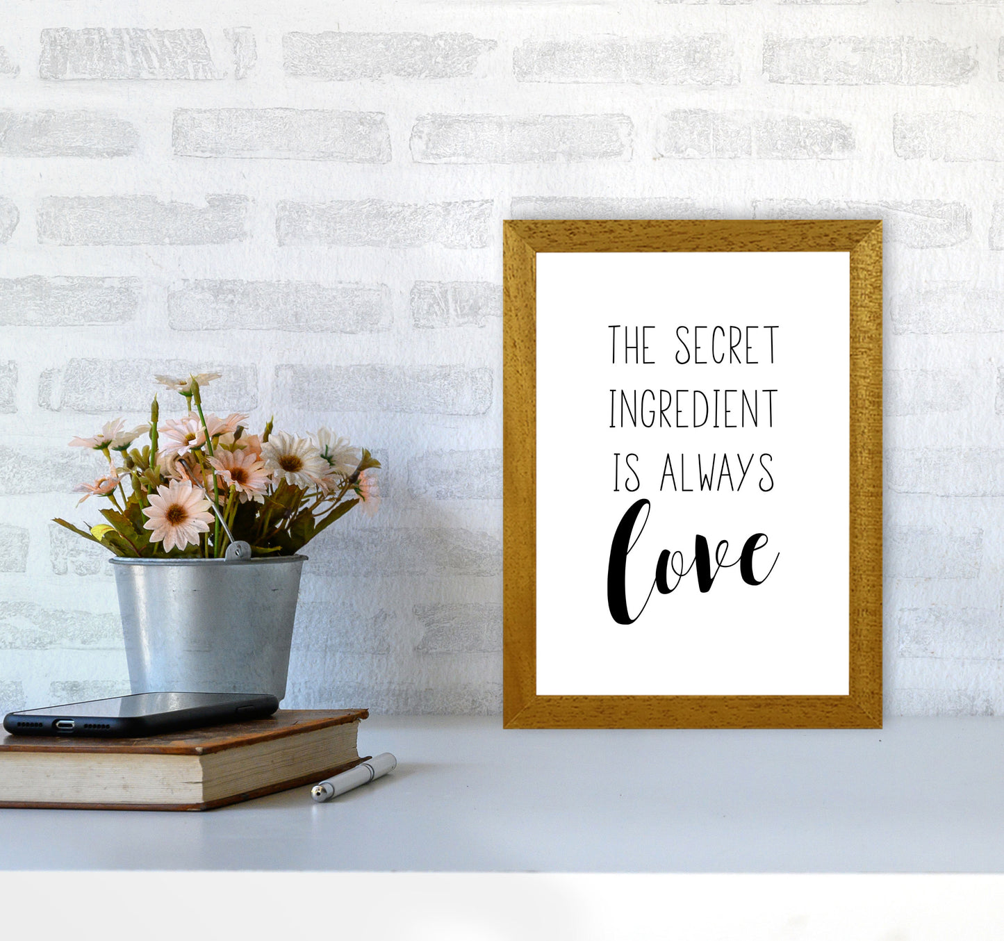 The Secret Ingredient Modern Print A4 Print Only
