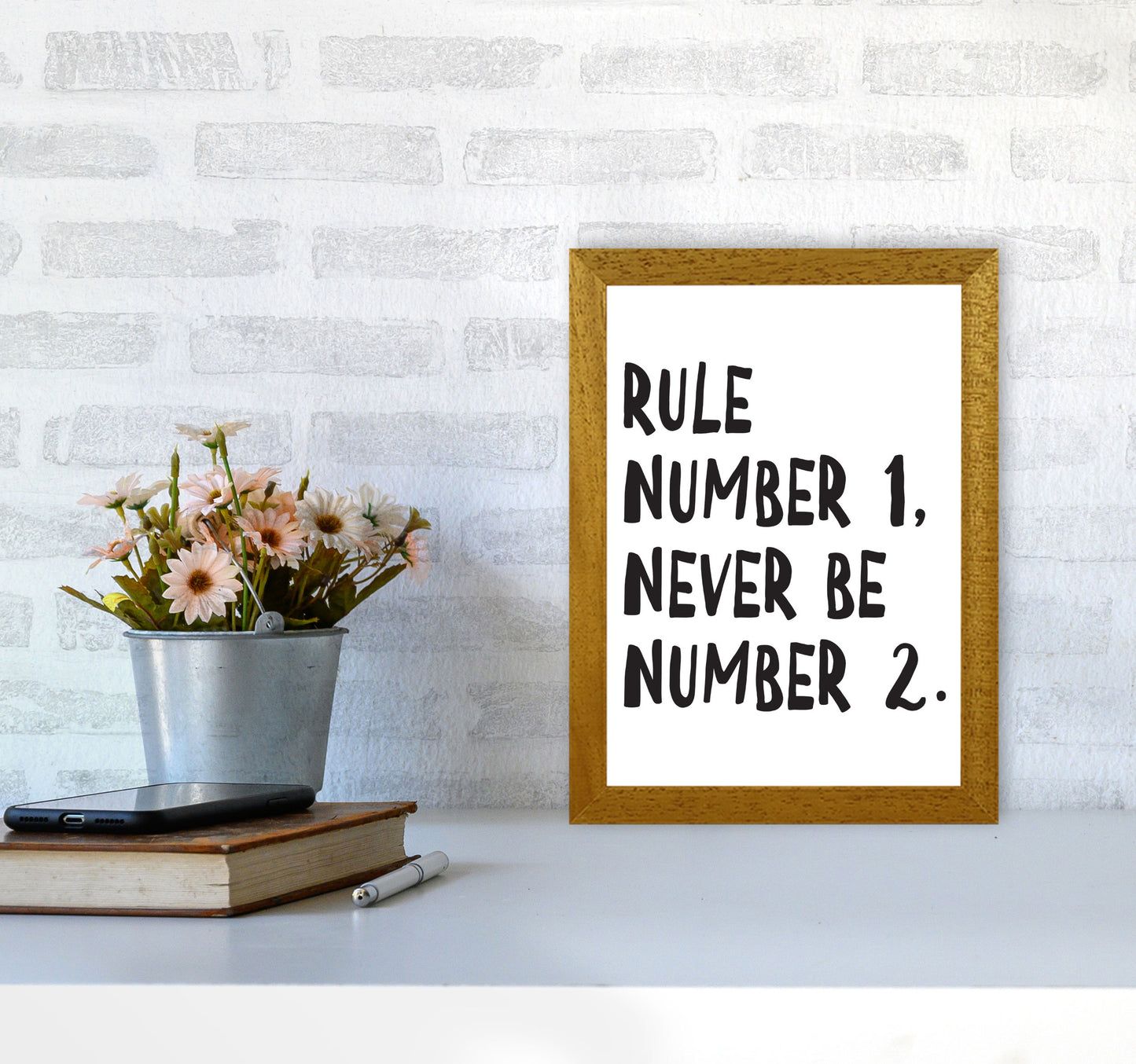 Rule Number One Modern Print A4 Print Only