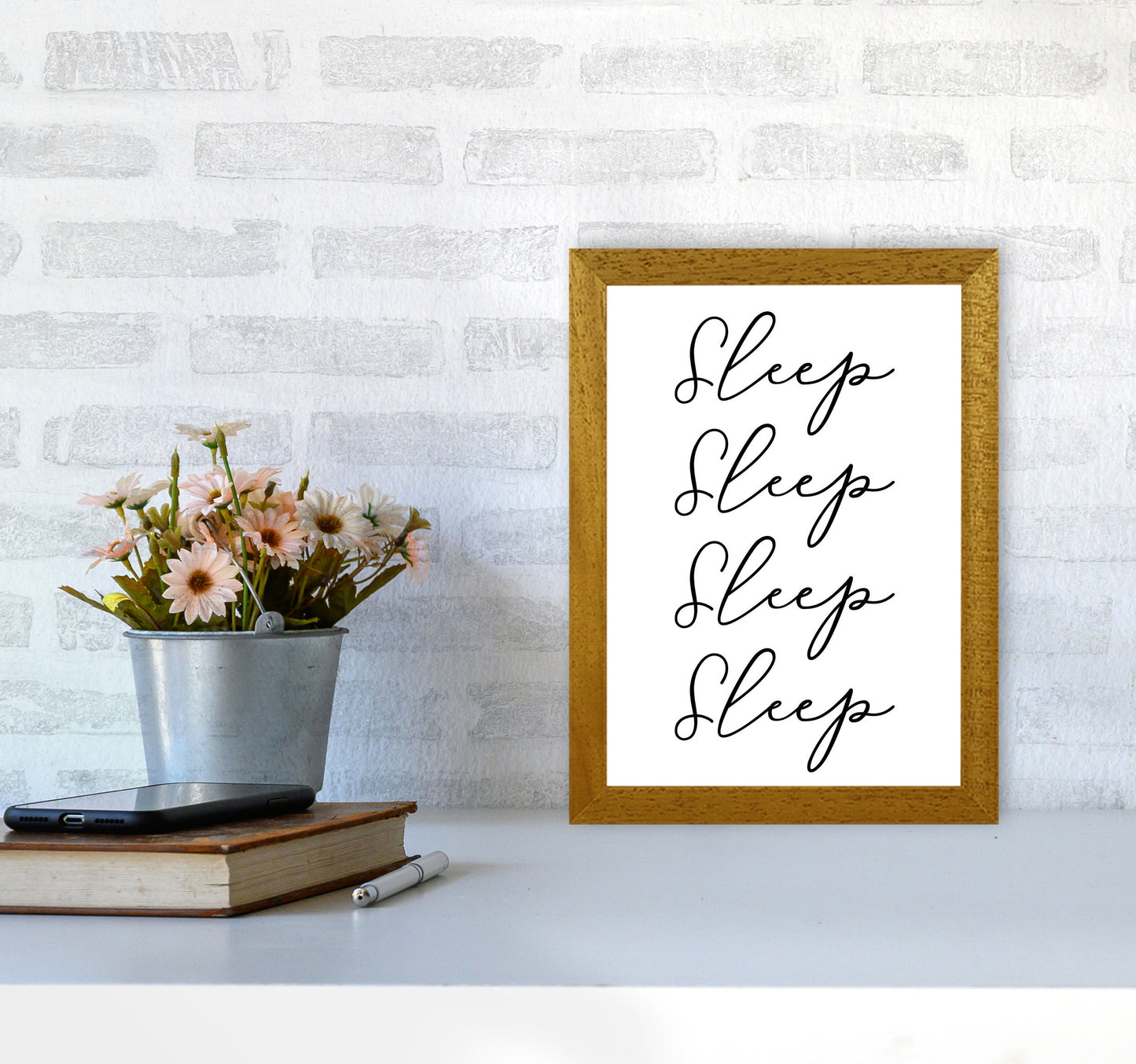 Sleep Modern Print A4 Print Only
