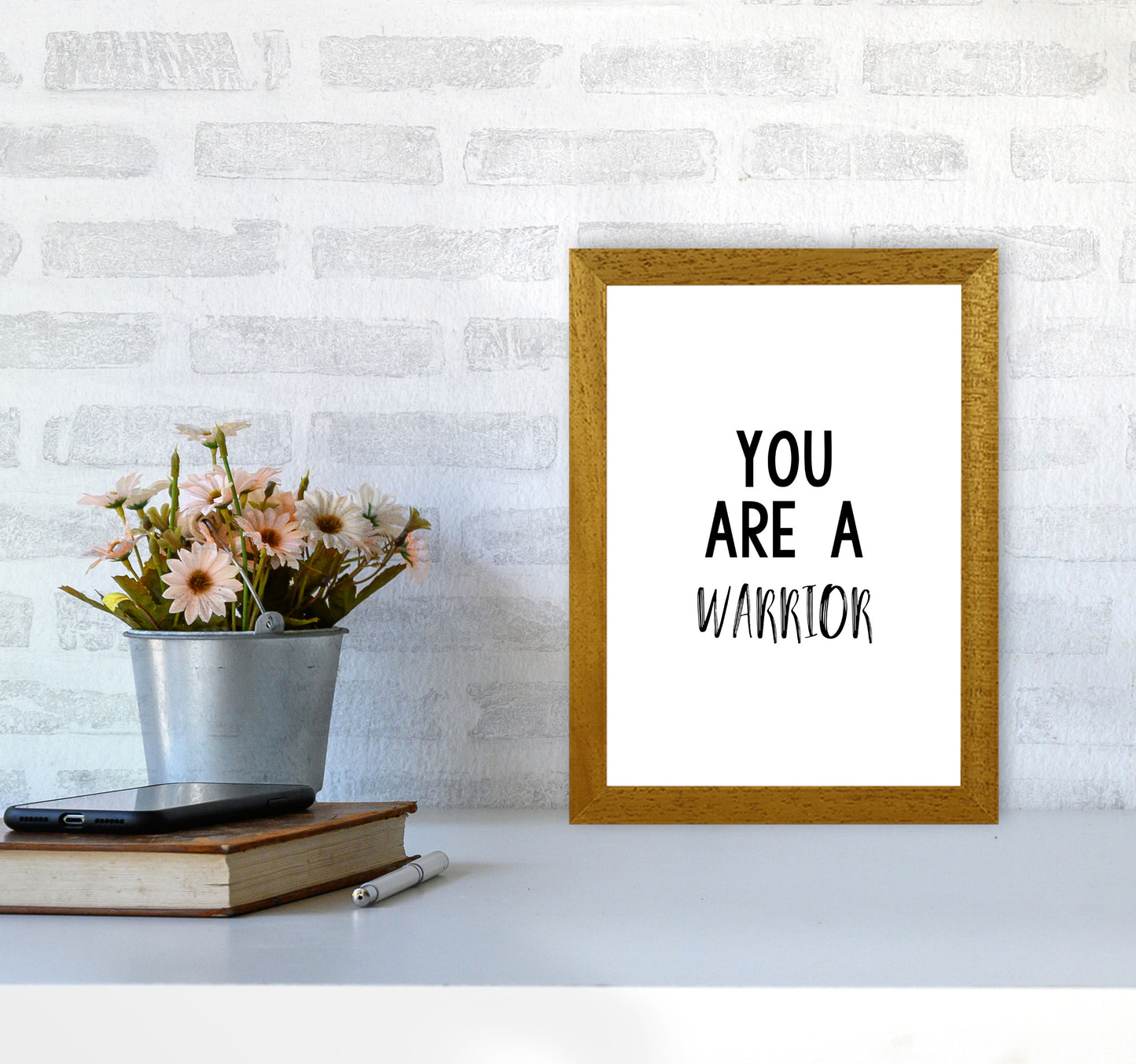 You Are A Warrior Modern Print A4 Print Only