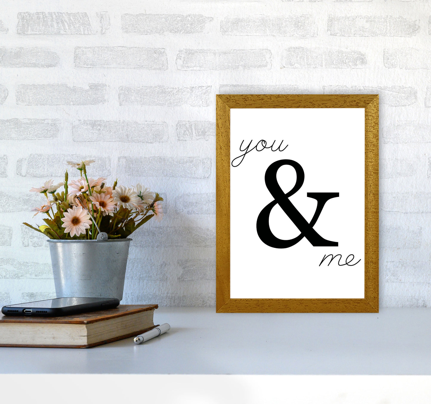 You & Me Modern Print A4 Print Only