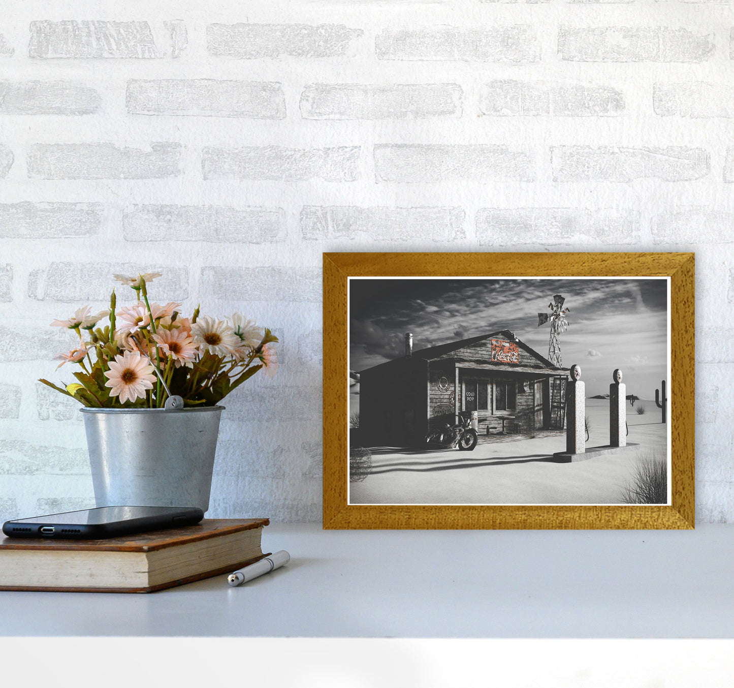 Texas Store Coca Cola Modern Print A4 Print Only