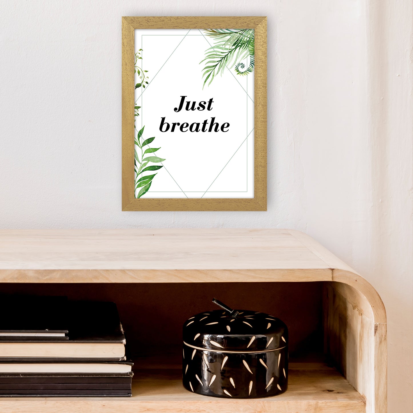 Just Breathe Exotic Art Print by Pixy Paper A4 Print Only