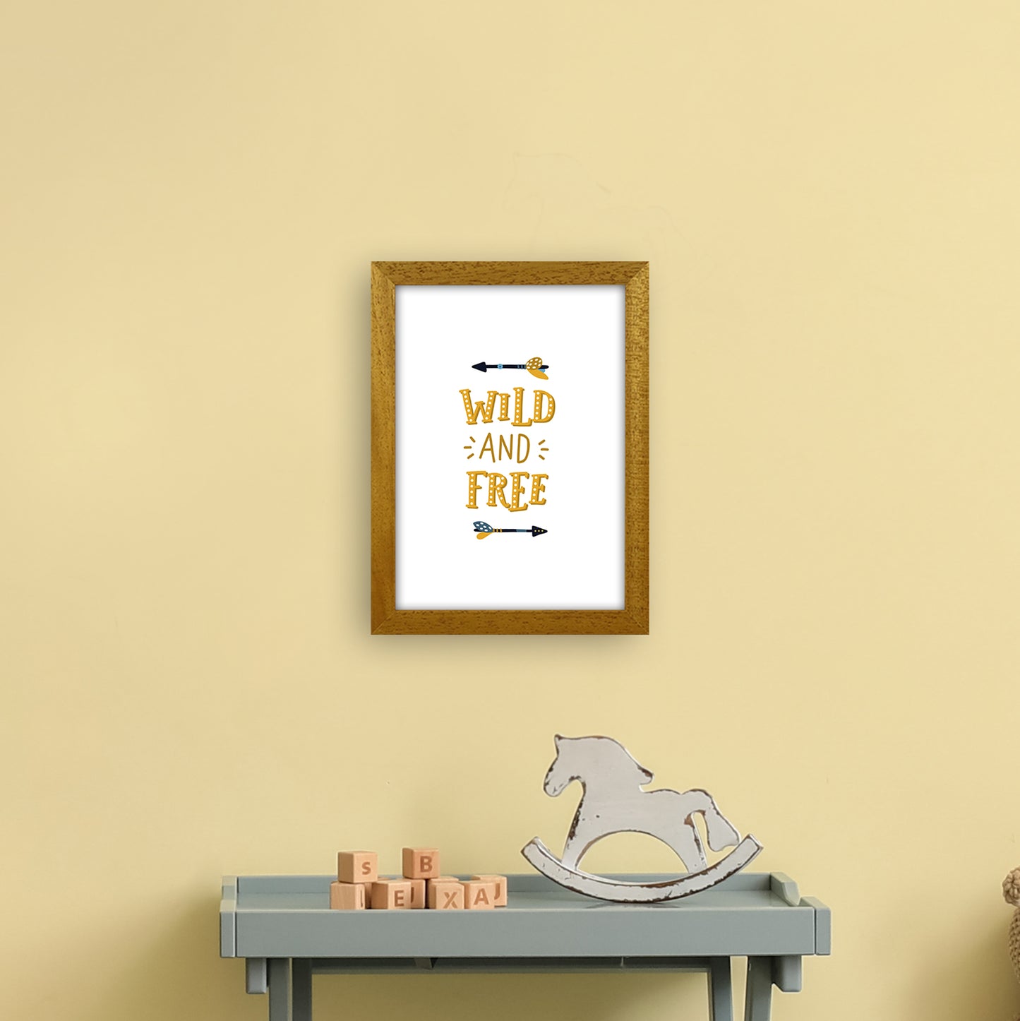Little Explorer Wild And Free Art Print by Pixy Paper A4 Print Only