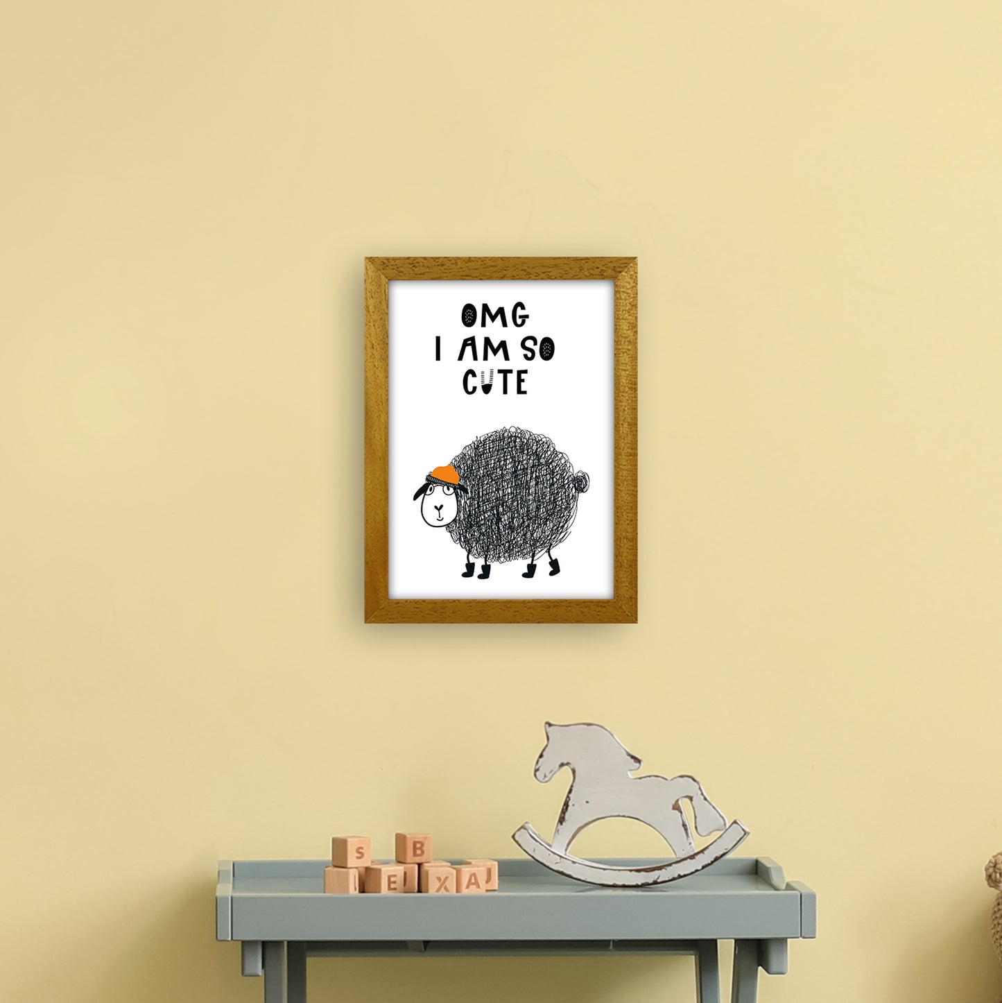 Omg I Am So Cute Animal Pop Art Print by Pixy Paper A4 Print Only