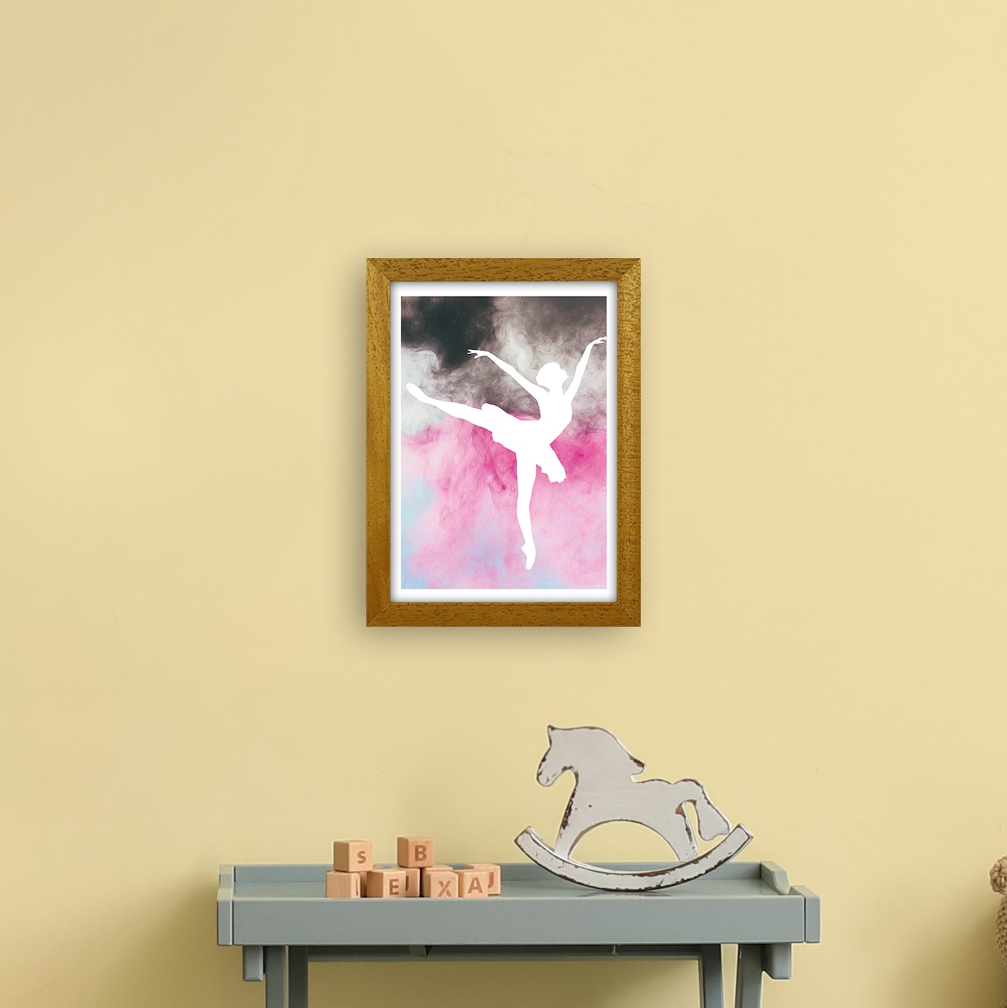 Ballerina Watercolour Art Print by Pixy Paper A4 Print Only