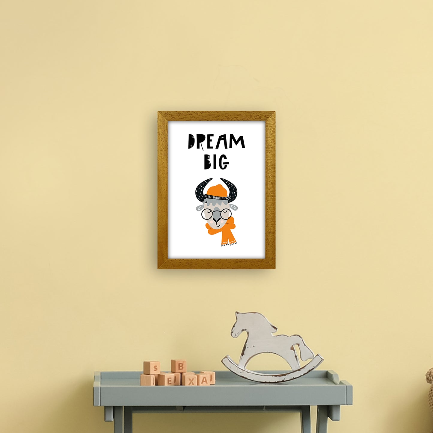 Dream Big Animal Pop Art Print by Pixy Paper A4 Print Only