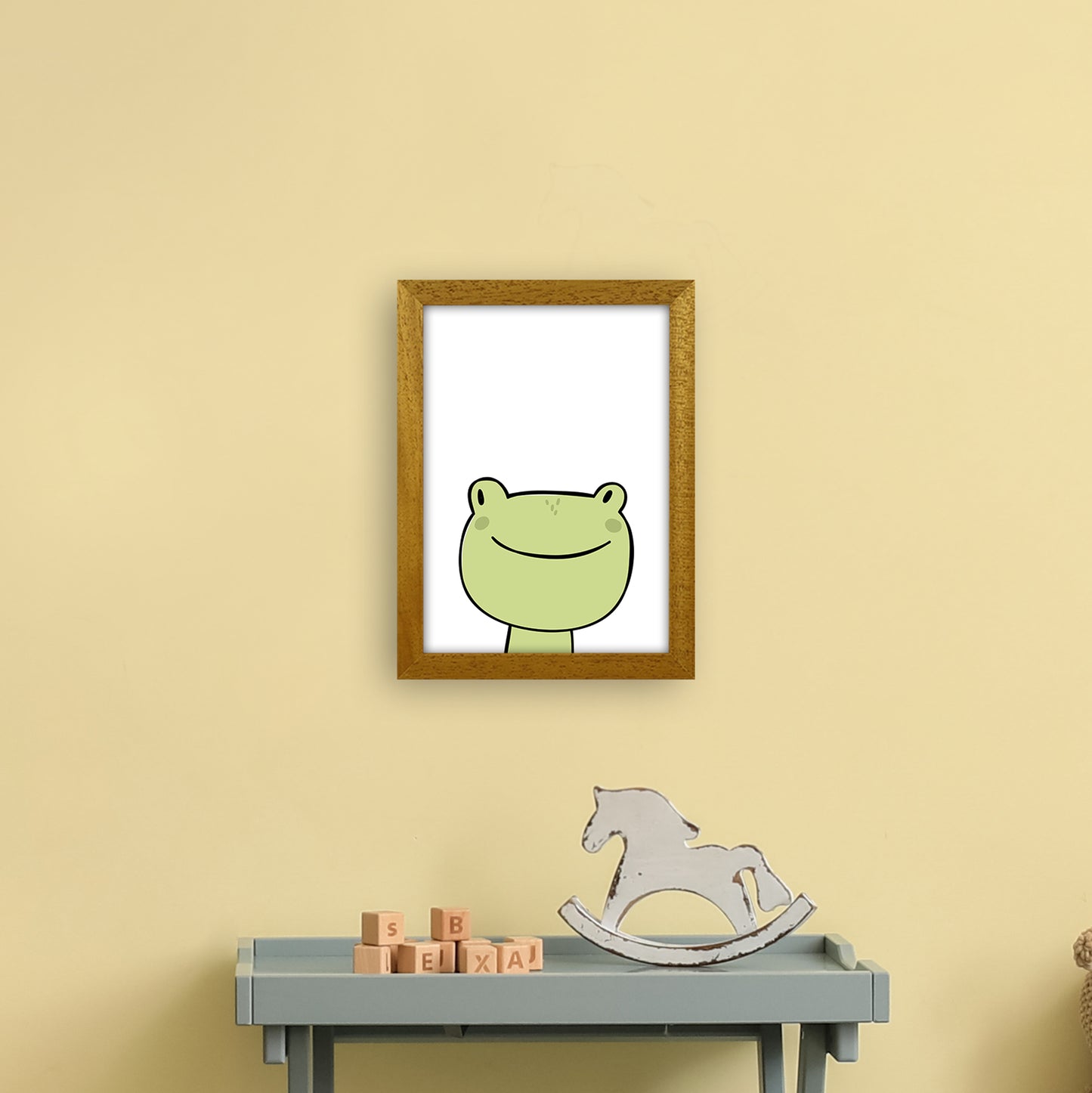 Frog Art Print by Pixy Paper A4 Print Only