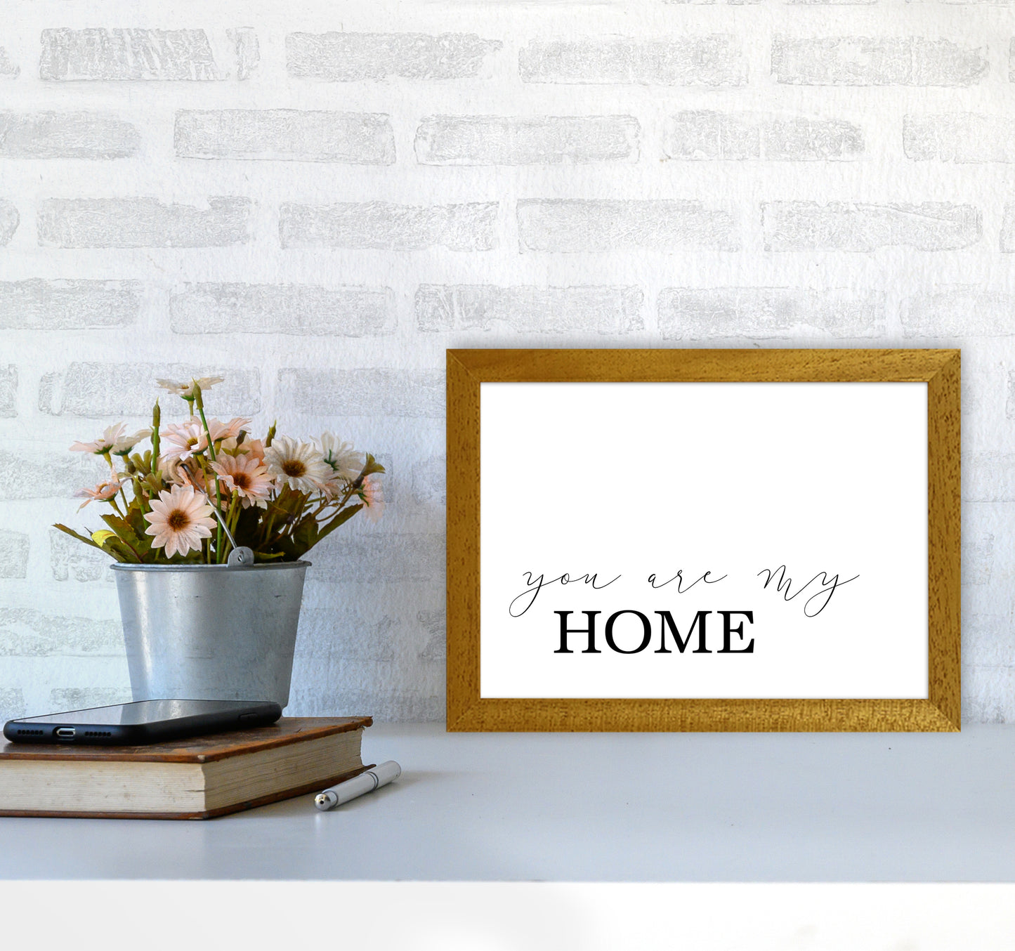 You Are My Home Art Print by Pixy Paper A4 Print Only