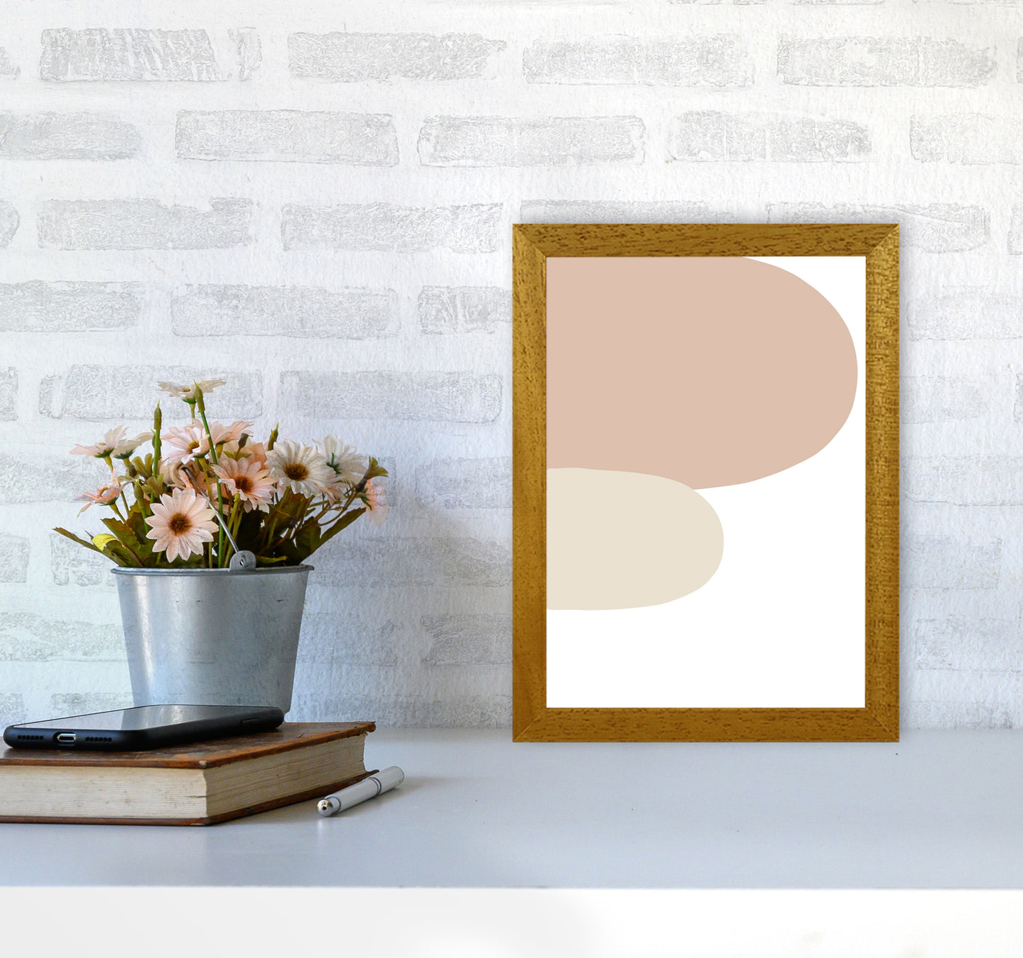 Inspired Side Stones Art Print by Pixy Paper A4 Print Only